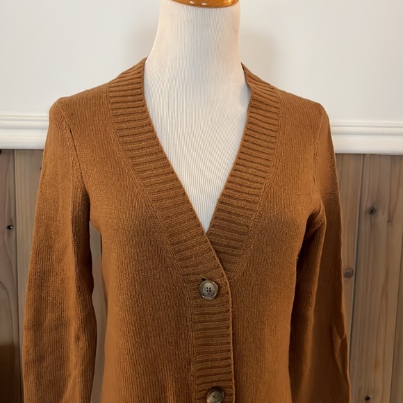 brown Sutton Studio cashmere cardigan, S - Picture 9 of 10
